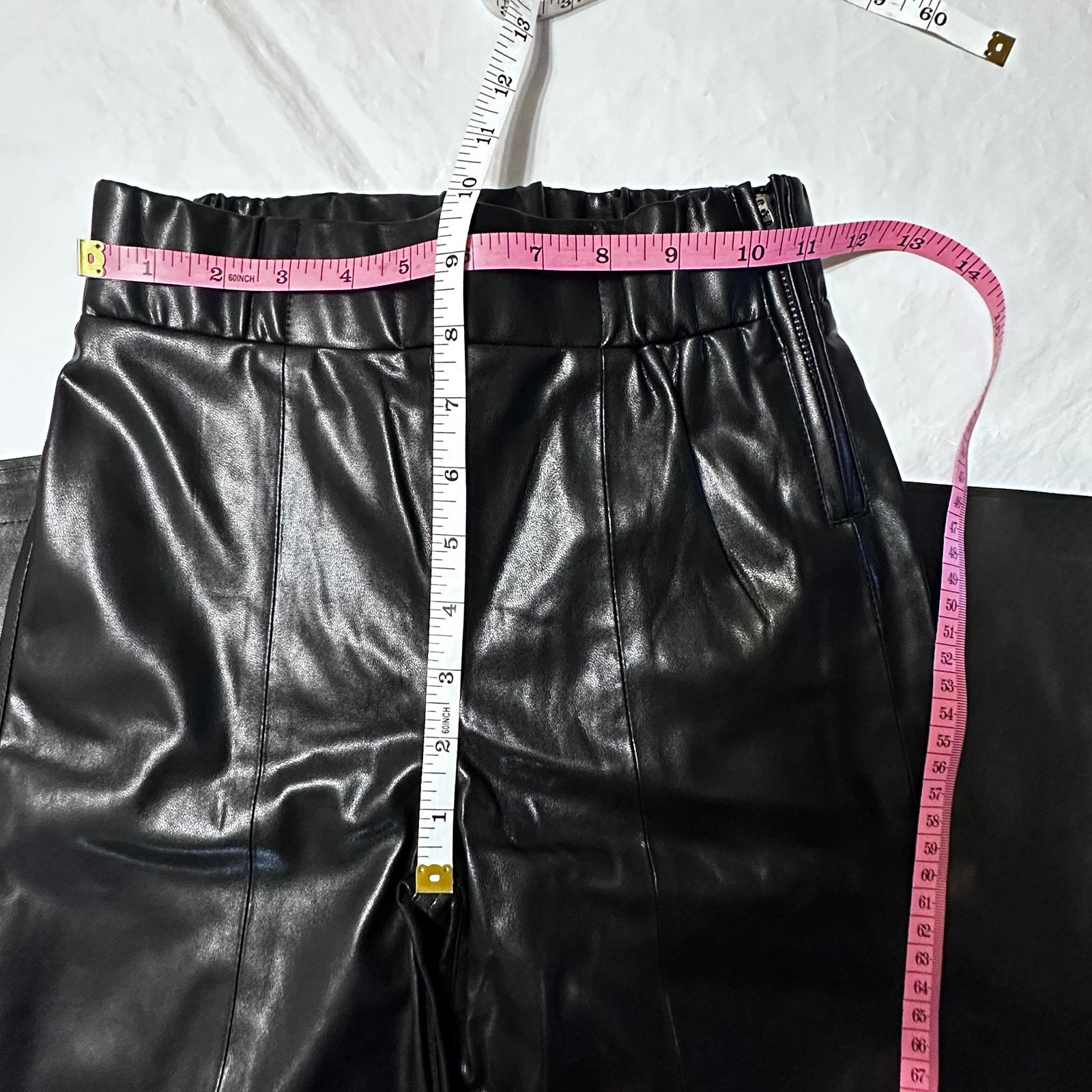 Elegant BLANKNYC Womens Faux Leather Pants Black Flared Size 24 ghbS7GbVe Zero Profit 
