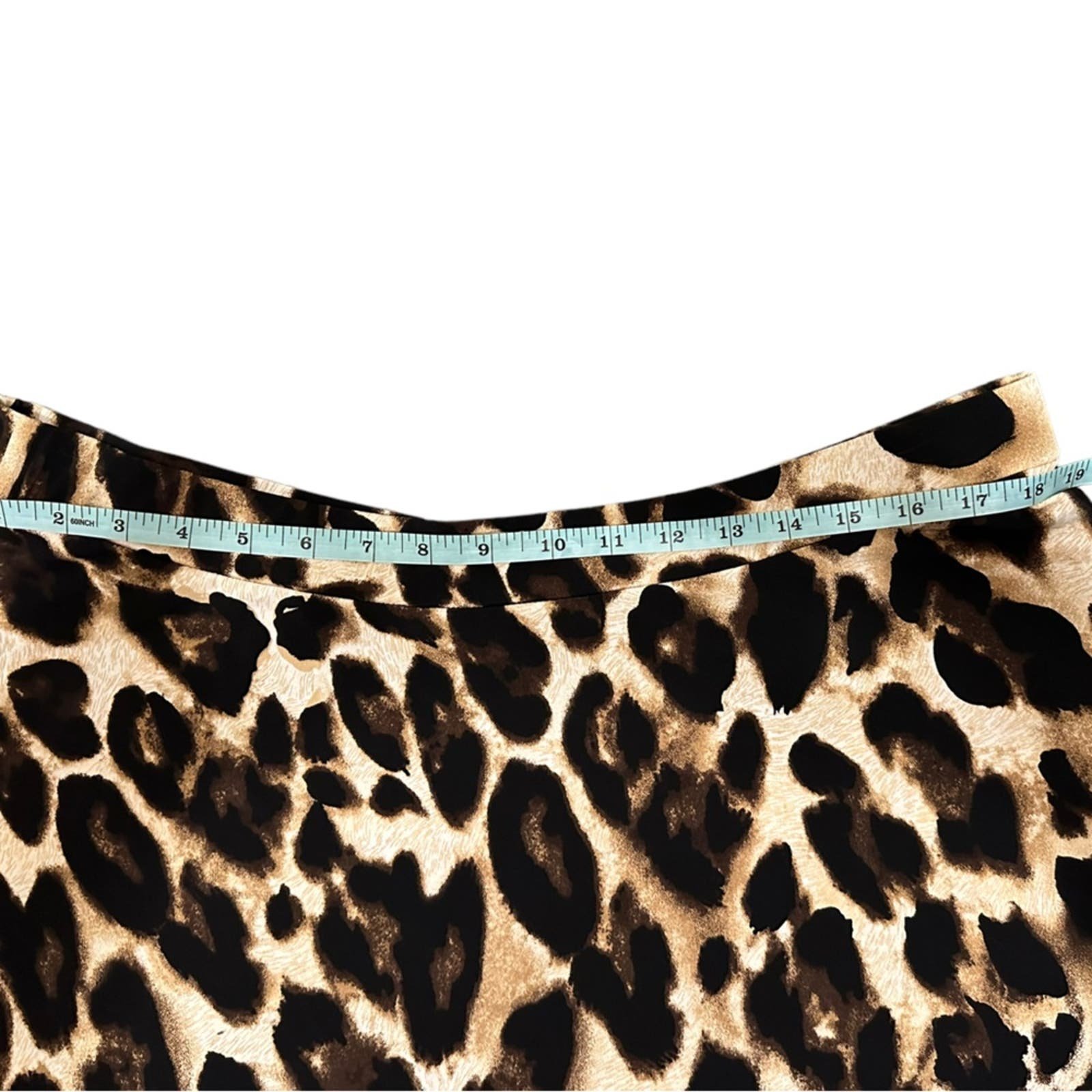 Authentic Grace Elements Cheetah Animal Print Stretch Y2K Skirt Lace Trim Plus Size 2X Mvs4KDydv US Sale