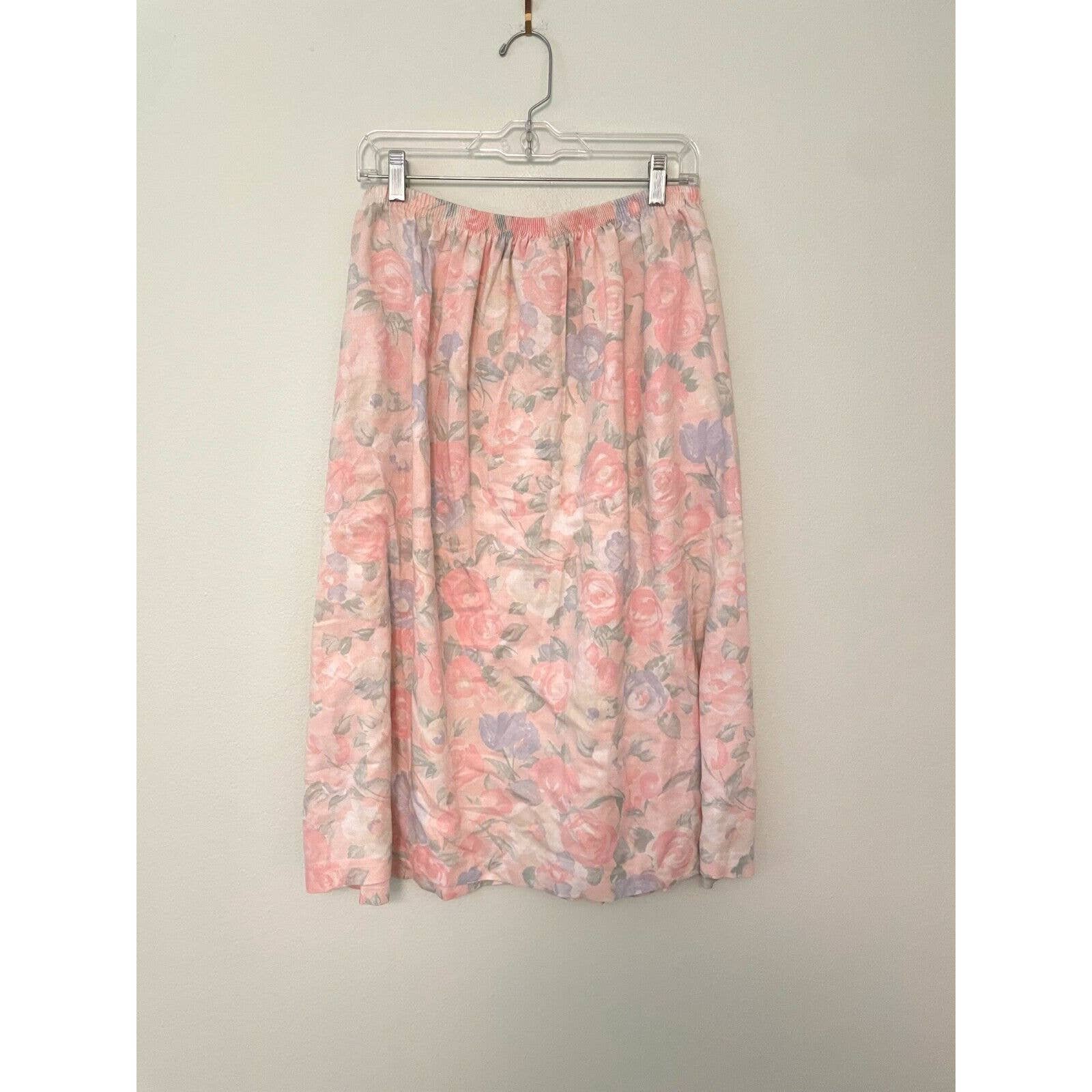 Fashion Diane von Furstenberg Midi Skirt Womens M Floral Button Cottagecore Prairie VTG pPpf9AVtC Low Price