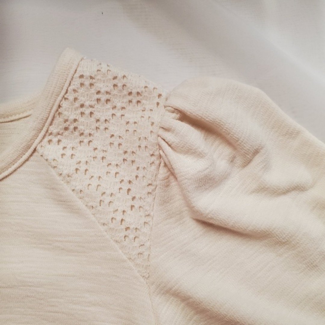 reasonable price LC Lauren Conrad Creamy Lace Cut Out Overlay Pullover Blouse OCerdBtKD Low Price