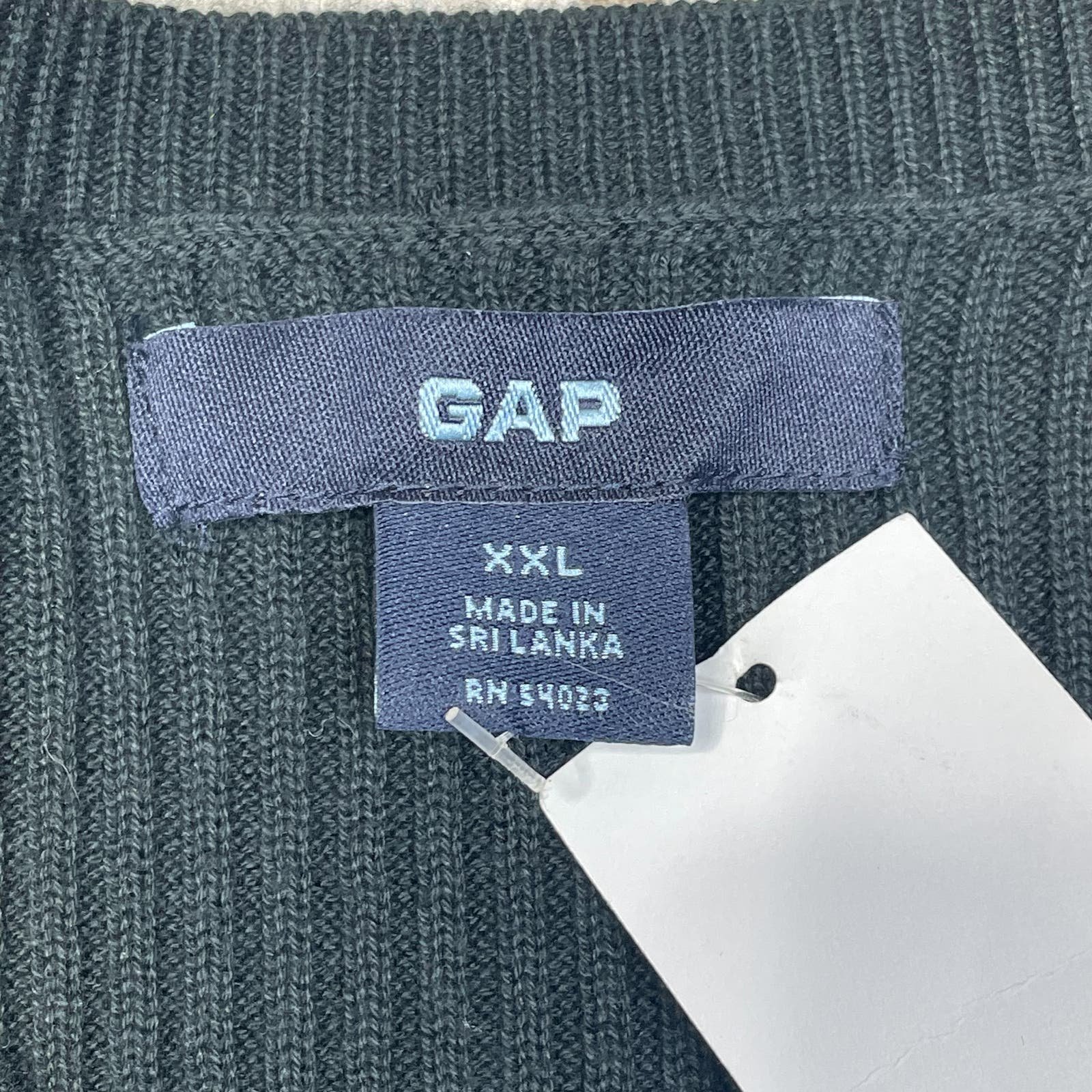 The Best Seller Gap Black 100% Cotton LS V Neck Sweater SZ XXL C101647 NkE46ycfB best sale