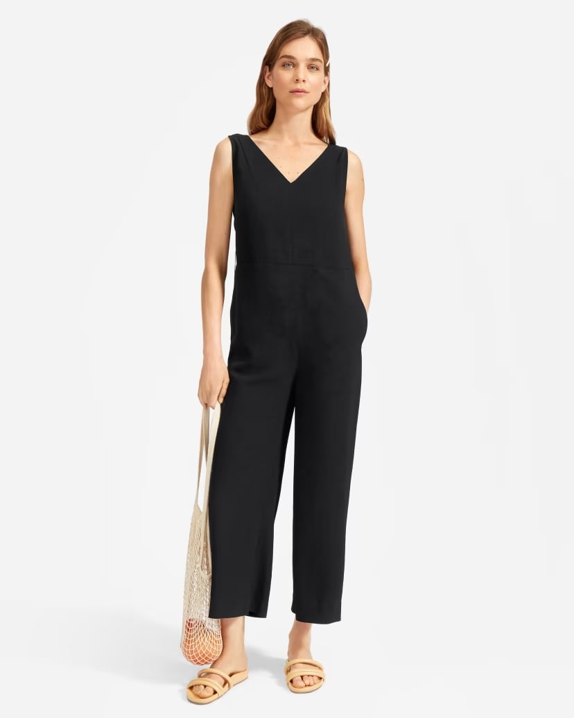 Affordable Everlane The Japanese GoWeave Essential Jumpsuit black womens size 4 KsjT5XyFJ Counter Genuine 