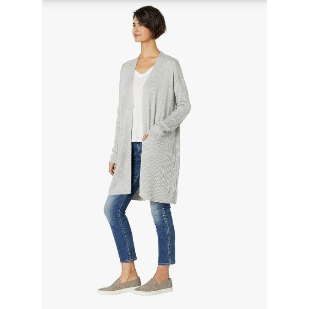 Personality Splendid Retreat Cashmere Blend Cardigan, Light Heather Grey, Size Small O4GRy5QRc US Outlet