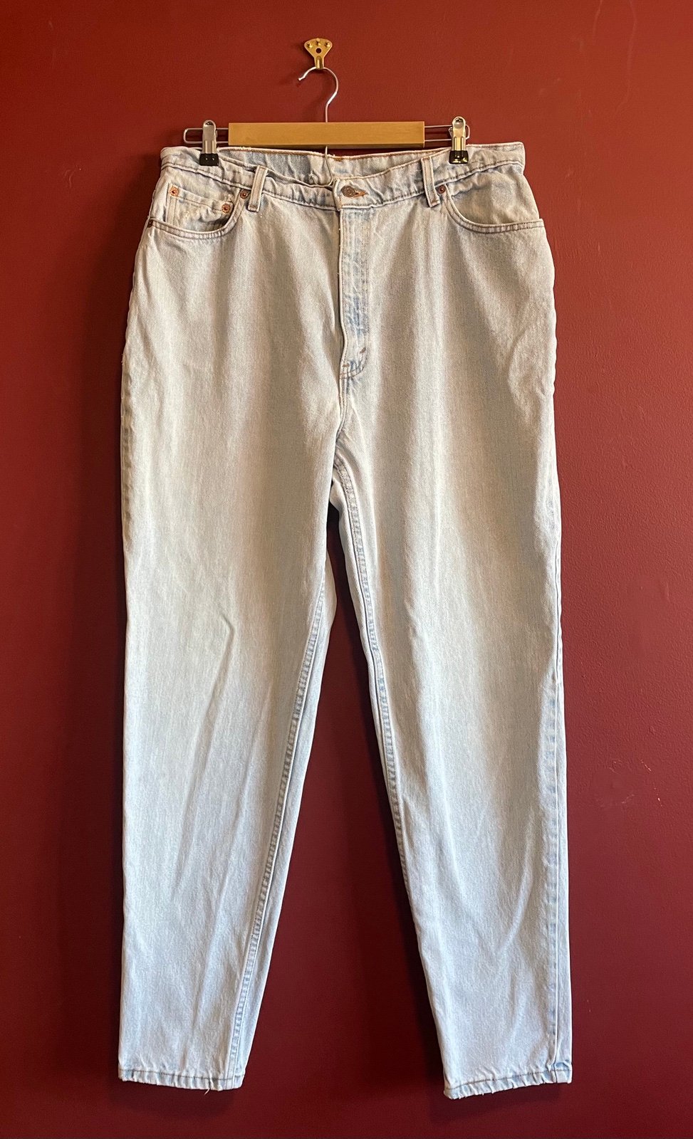 Discounted Vintage Levis 550 Jeans Women´s 18 R Light Wash Tapered Distressed IsrYL3B7W for sale
