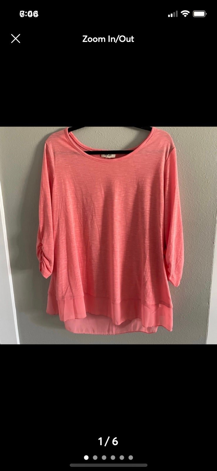 cheapest place to buy  Style & Co Coral Top 0X P6EsU9nx