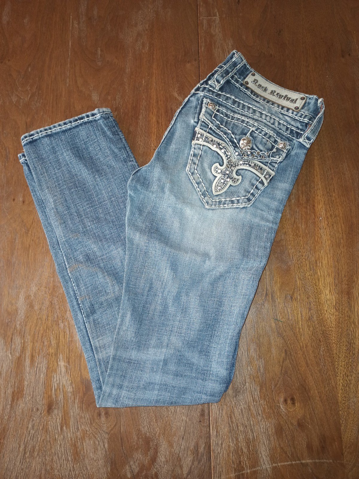 Latest  Rock Revival jeans women distressed size 26 NxEBfMqDg just for you