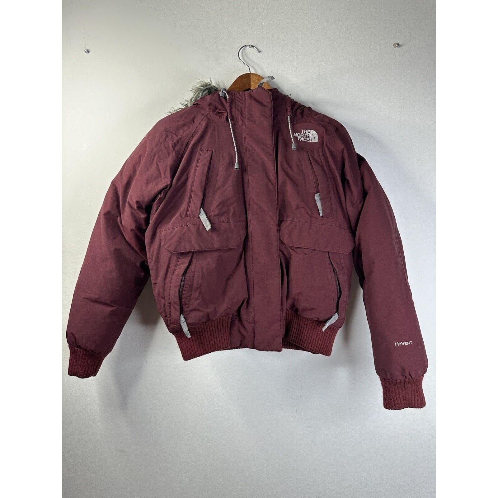 high discount THE NORTH FACE WOMEN´S DOWN FILL INSULATED JACKET Burgundy SIZE M HyVent PFDO8oMGS Great