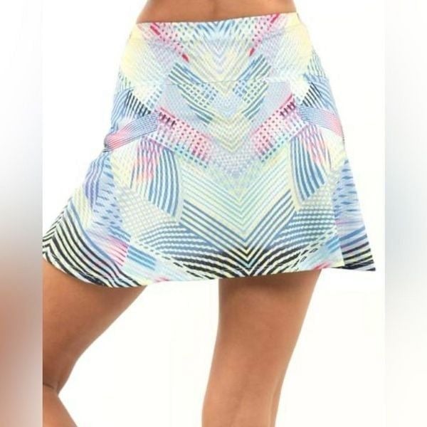 High quality Lucky In Love Blue & Yellow Flow Motion Skort NxUWTm51x just for you