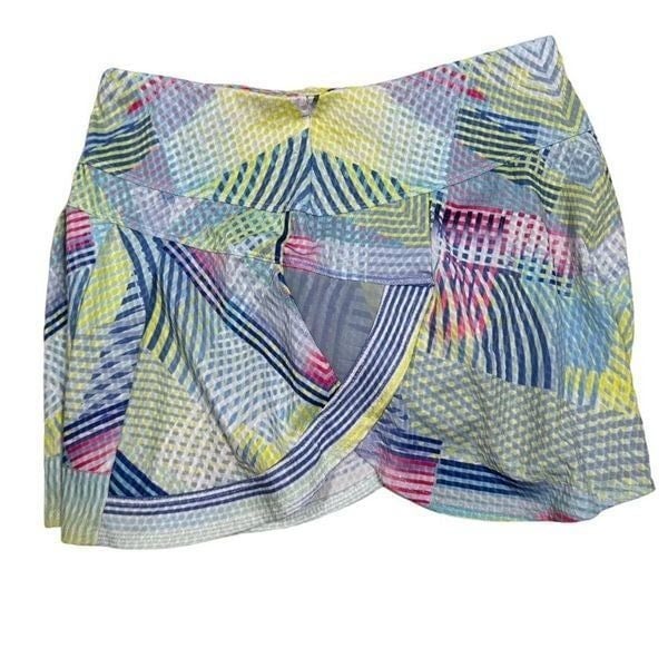 High quality Lucky In Love Blue & Yellow Flow Motion Skort NxUWTm51x just for you