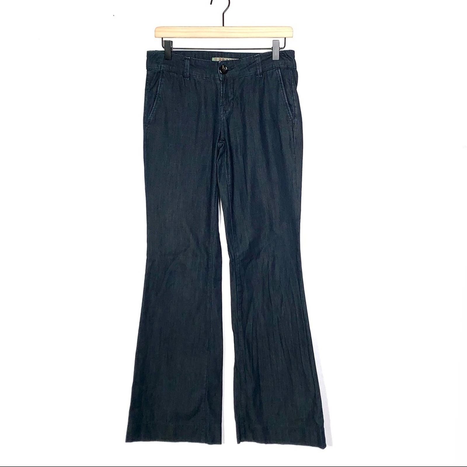 Buy J Brand dark wash mid rise bell bottom trouser jean