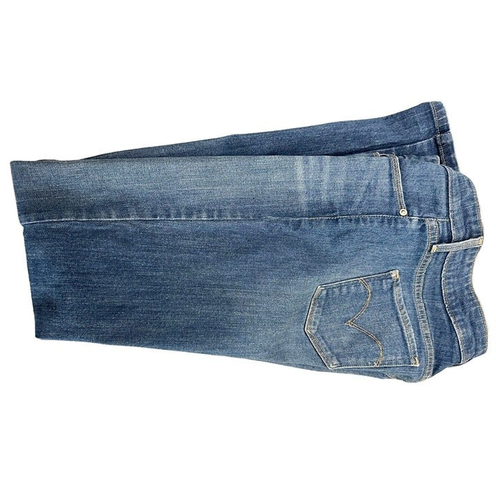 reasonable price Levi Strauss Jeans Straight Curve Skinny blue Jeans W26 L32 Modern Rise IBLChNa0H Hot Sale