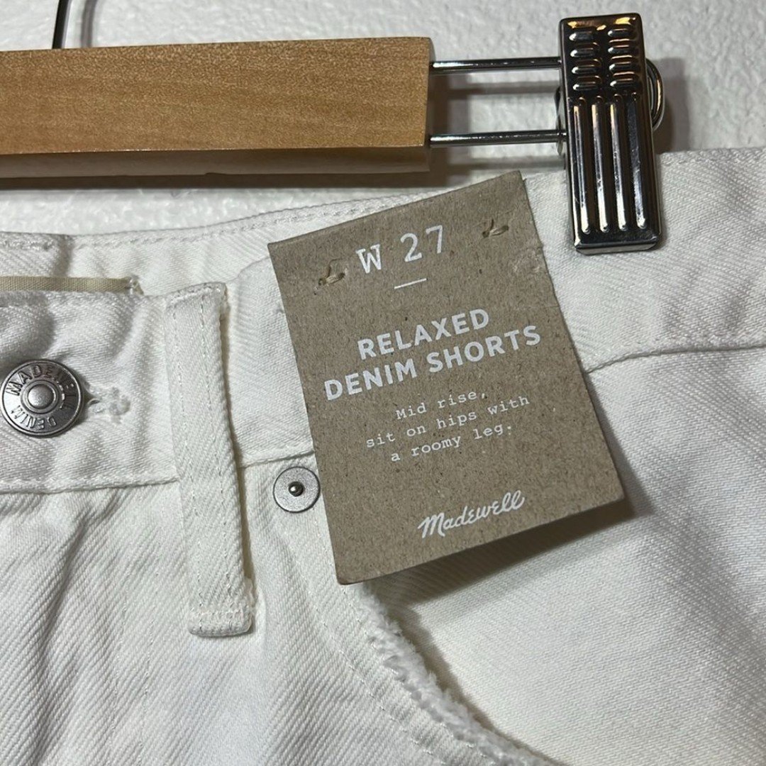Authentic NWT Madewell Relaxed Denim Shorts Size 27 haOJCMTtr Counter Genuine 