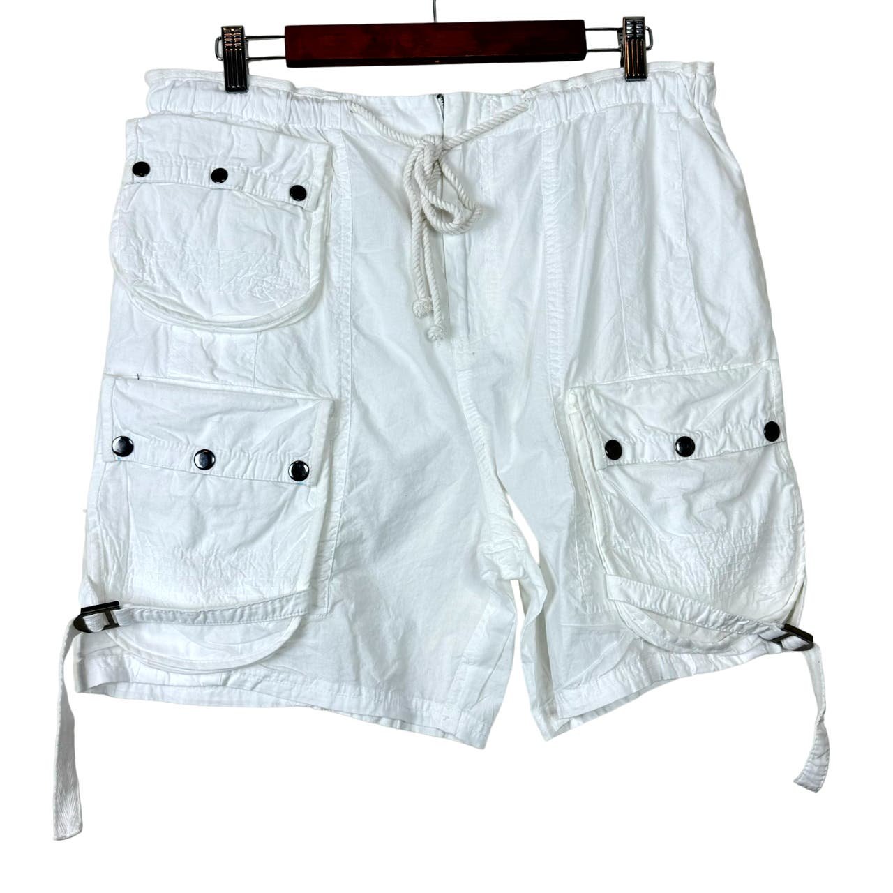 High quality Free People White Wild Bay Parachute Shorts NWOT Size Medium HfxWrIjc5 Counter Genuine 