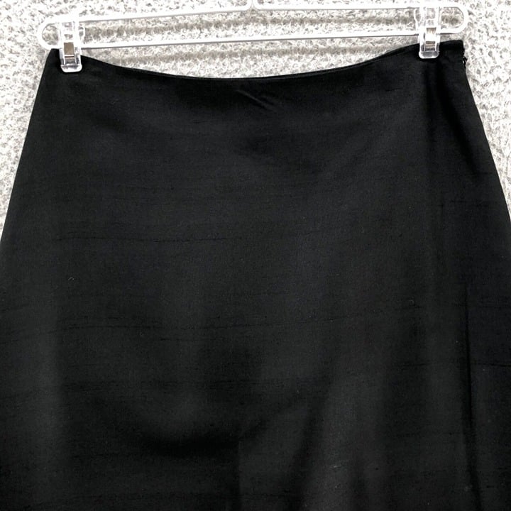 the Lowest price Ann Taylor Skirt Womens 2 Black Silk Embroidered Floral A Line Knee Length Lined HE9dPBIvo US Outlet