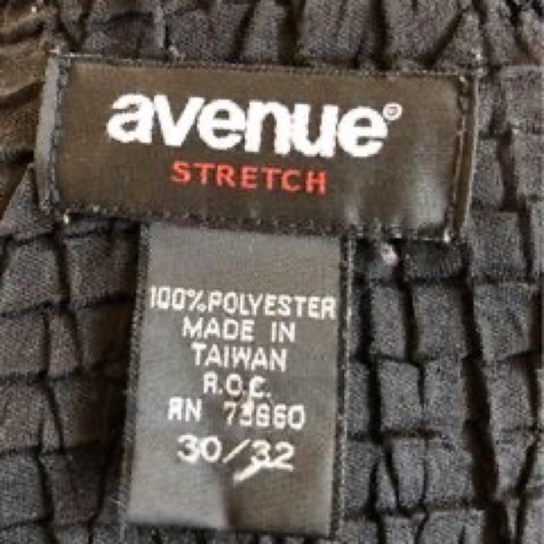 Great Avenue Stretch Black Textured Top Plus Size 30/32 or 4X LRcBJULYl Everyday Low Prices