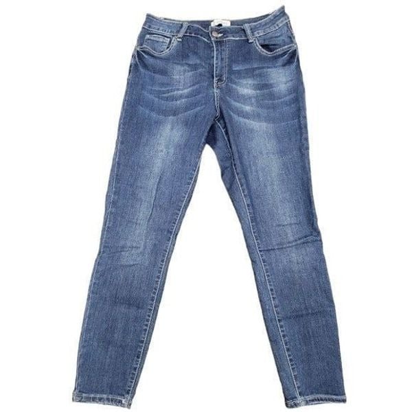 Beautiful Estudio Blue Distressed Denim Super Skinny 5 Pockets Jeans Women´s Size 15 ln5pBPaYc Buying Cheap