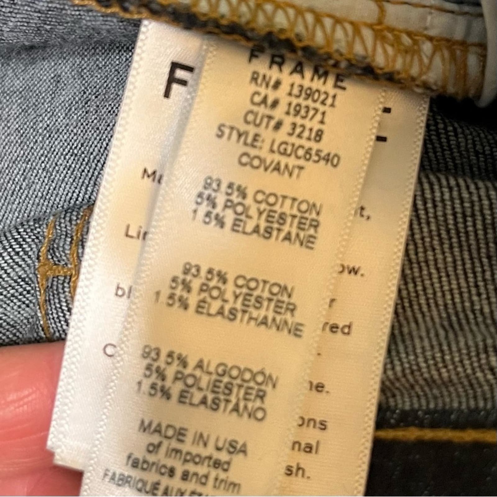 the Lowest price Frame Denim Le Garçon Crop Jeans 26 Covant Dark Wash EUC Mid Rise omdwF5lou US Outlet