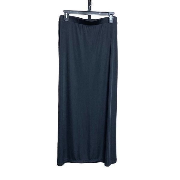 Factory Direct  Chico’s Easywear Black Long Skirt Size 