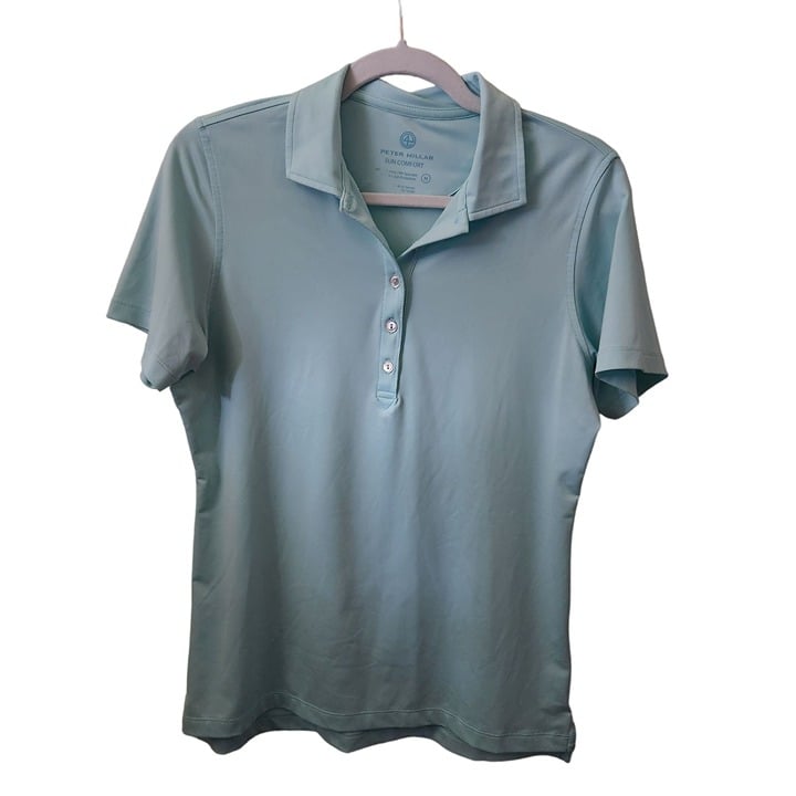 Great Peter Millar Sun Comfort UPF 50 Mint Golf Polo Size M ocr7aFrJJ Online Shop
