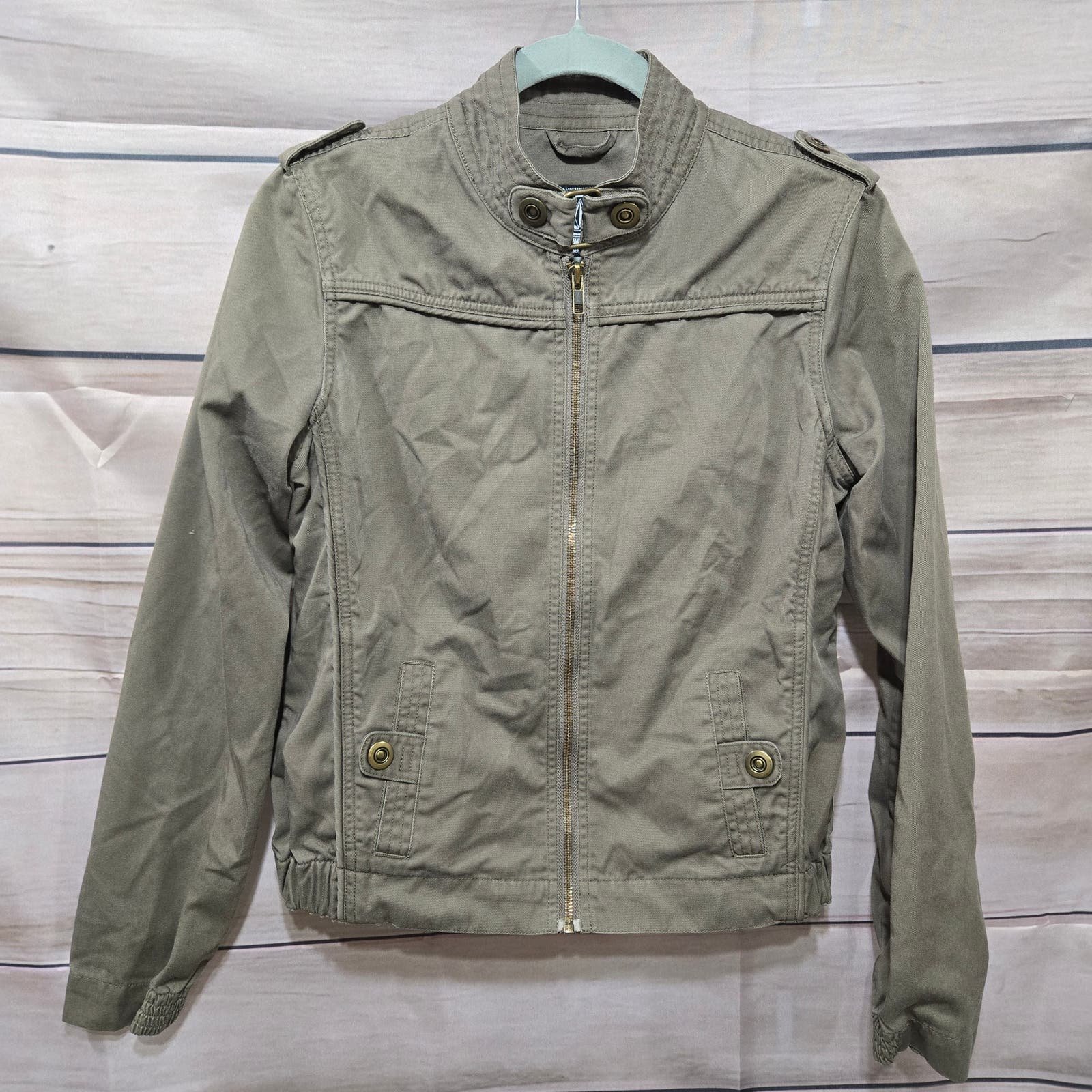 floor price Volcom Taupe Frochickie 2 Pacsun Zip Up Can