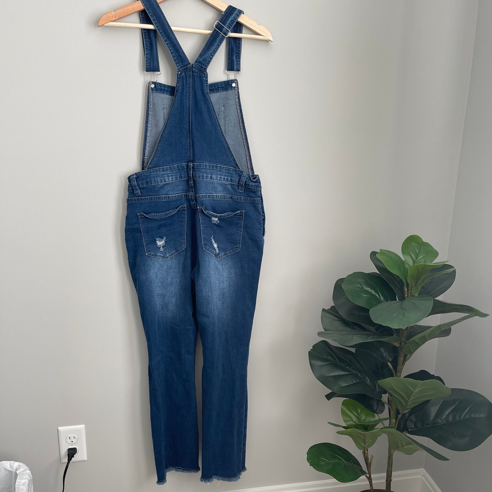 Affordable Distressed Jean Bib Overalls Small iuGXc65ac online store