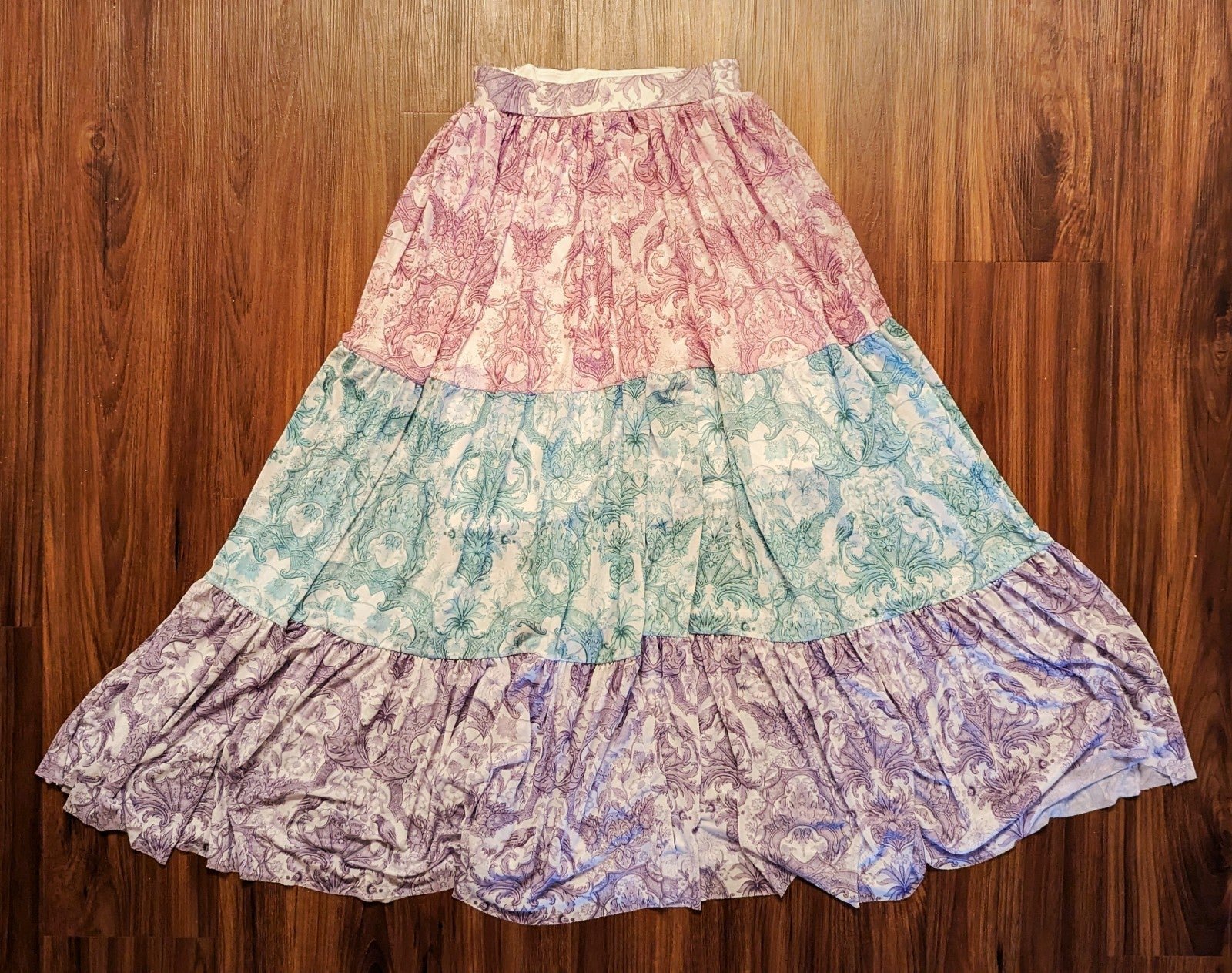 where to buy  BLACK MILK CHINOISERIE PASTEL TIER MIDAXI SKIRT SMALL - SAMPLE jxiA8iDvU just buy it