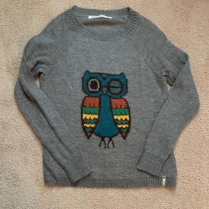 Comfortable Woolrich Frost Gray Owl Sweater N6ET5R5k7 F