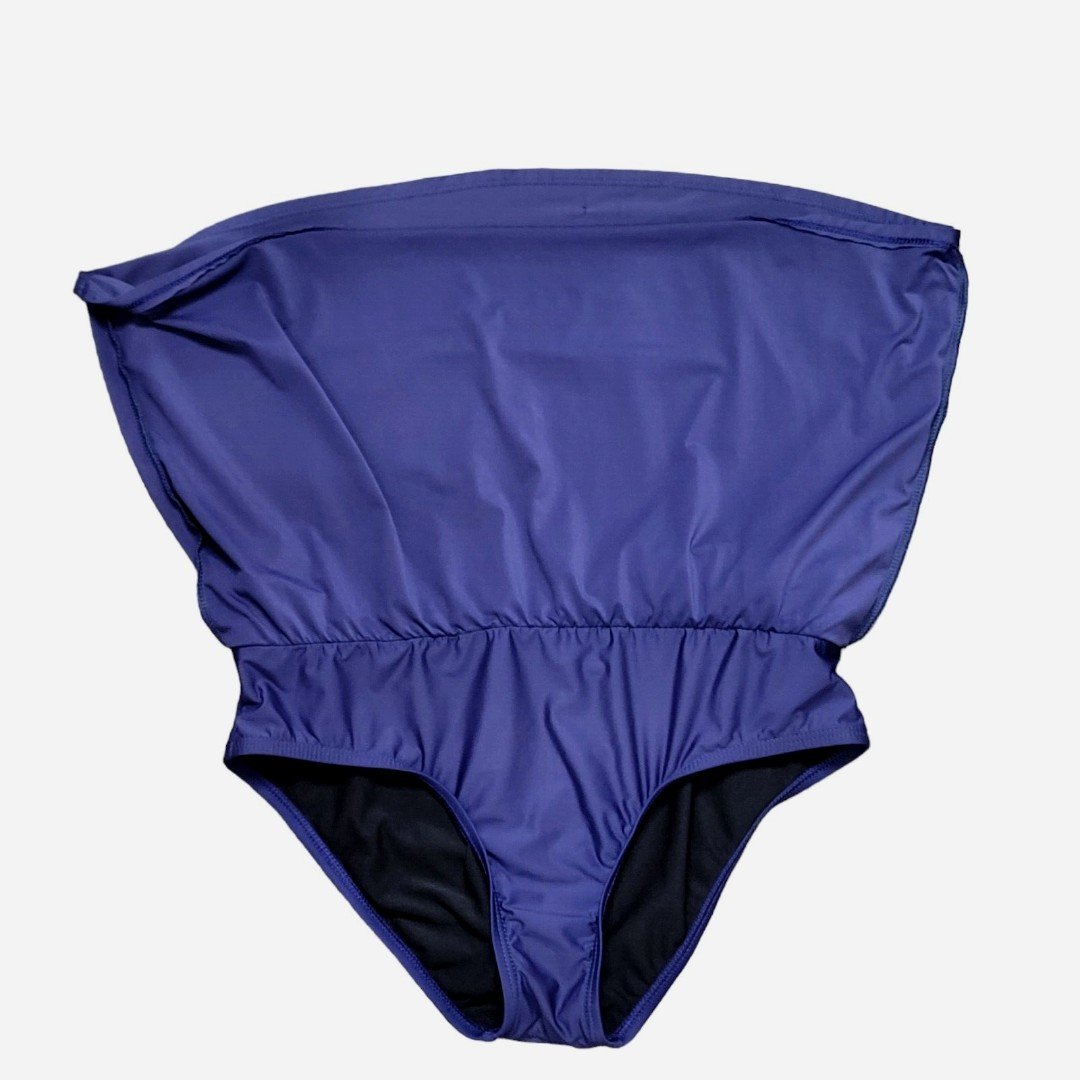 Stylish Alex Marie Women Navy Blue Size 8 Swim Skort Skirt Brief Attached MR51kxgPq Buying Cheap