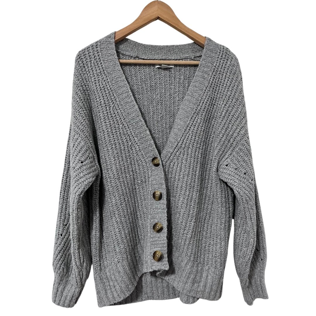 Comfortable American Eagle Oversized Dreamspun Cardigan Size M Chunky Knit Grey ghUfH2oER US Outlet