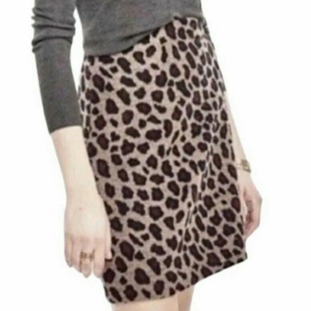 Promotions  Ann Taylor Brown, Black & Tan Wool Leopard Print Mini Skirt - Size 10 pNQ8kI3uP well sale