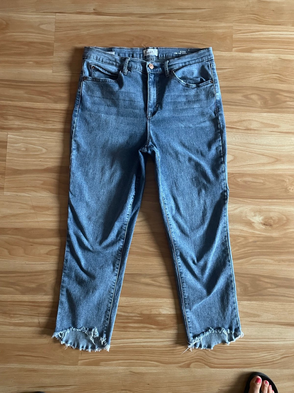 High quality Nicole Miller SOHO High Rise Skinny Crop Jeans - Sz 12 LDs7UahGr Zero Profit 