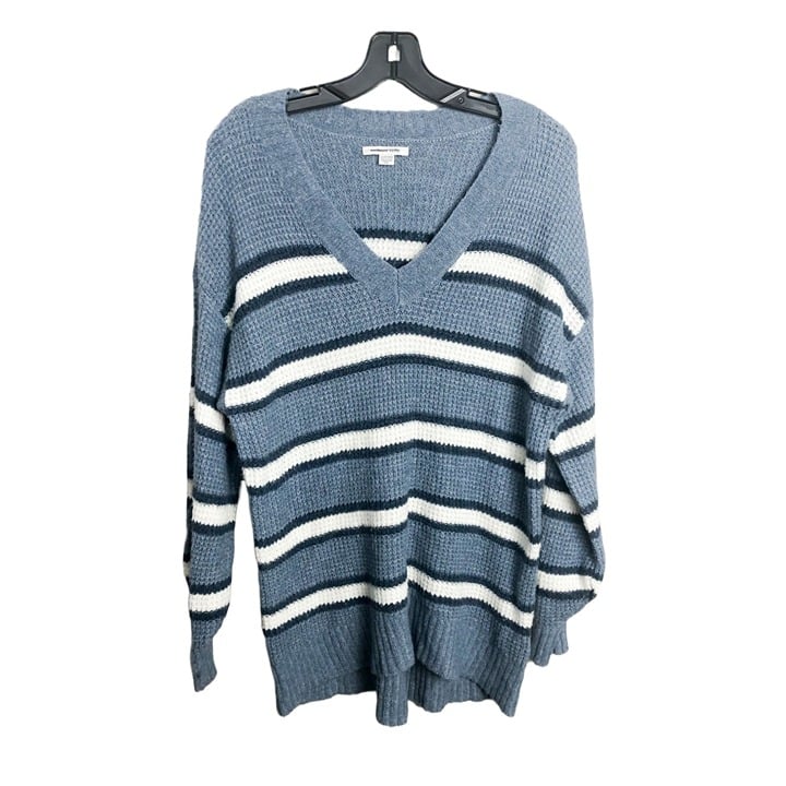 save up to 70% American Eagle Oversized V Neck Striped 