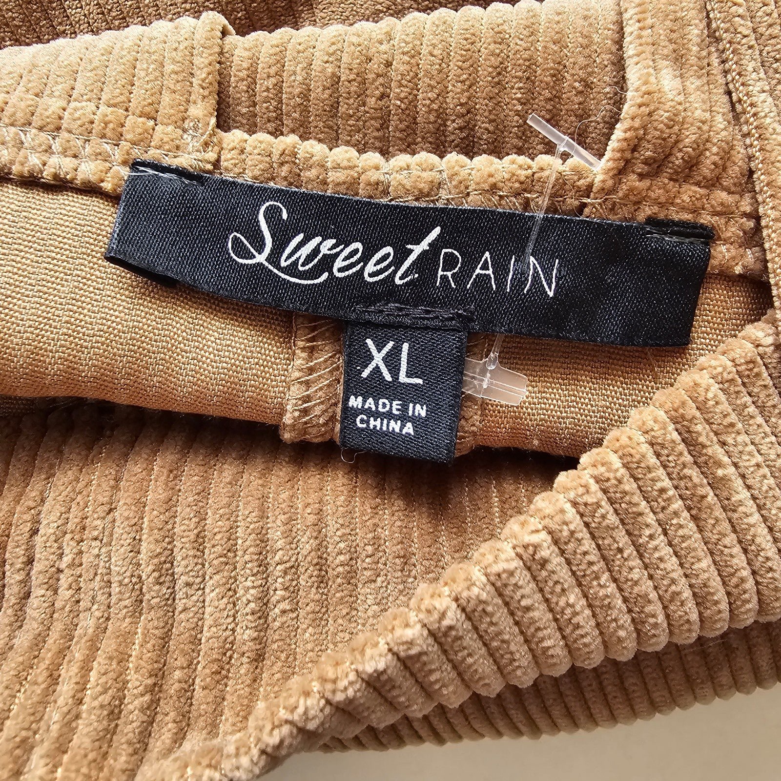 Beautiful Nwt Sweet Rain Women´s Size XL Dark Beige Dress Overalls PIkoXQEai New Style