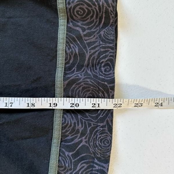 Nice Adria Organic Cotton Mod Retro Black Skirt size XL odrg3wd74 no tax