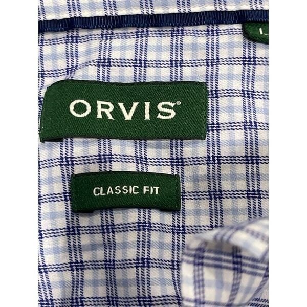 High quality Orvis Button-Up Shirt Men´s Size L Multicolor Cotton PlaWrinkle Free Collared JnITExkMB best sale