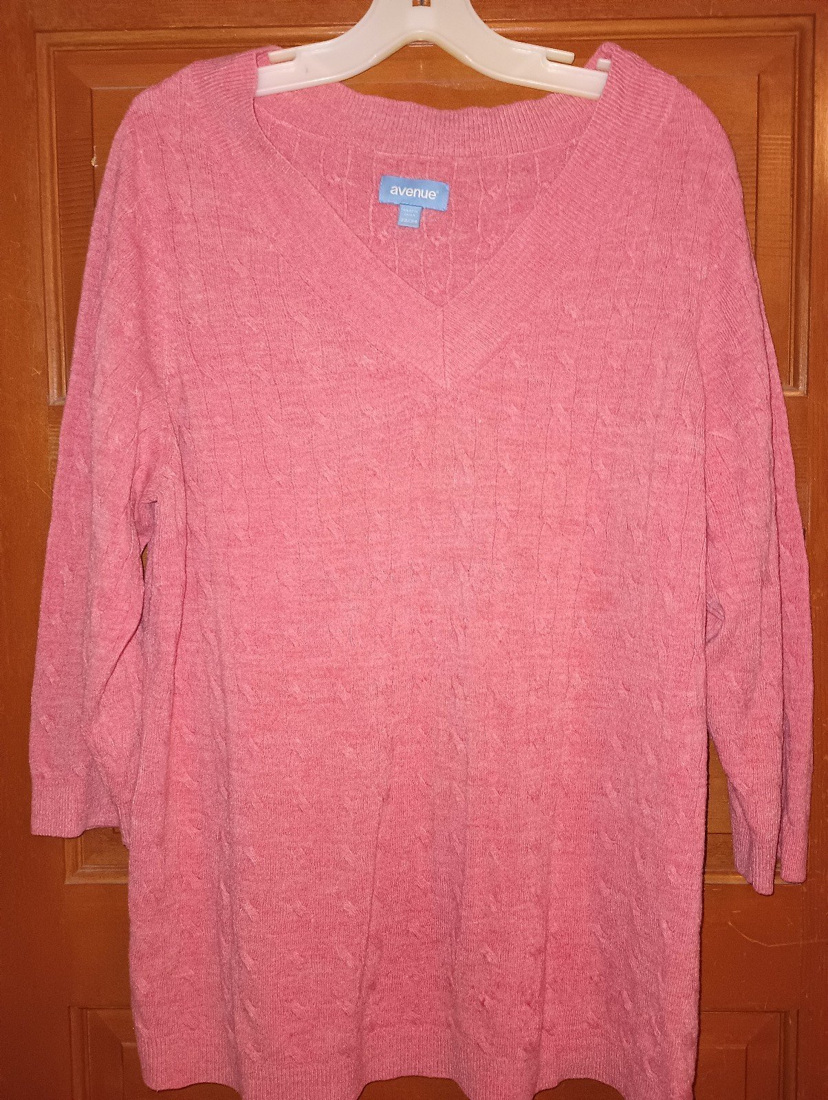 Simple Coral Sweater - Avenue - Size 3X IoiR0xoEQ Facto