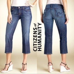 high discount Citizens of Humanity low waist cropped je