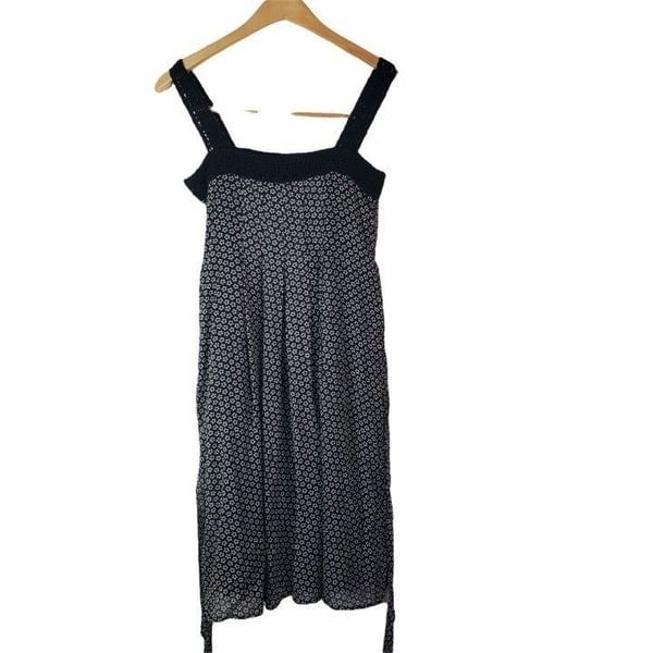 Latest  Cynthia Steffe Dress Silk Black White Crochet Floral Size 2 G2h3aBmSZ best sale
