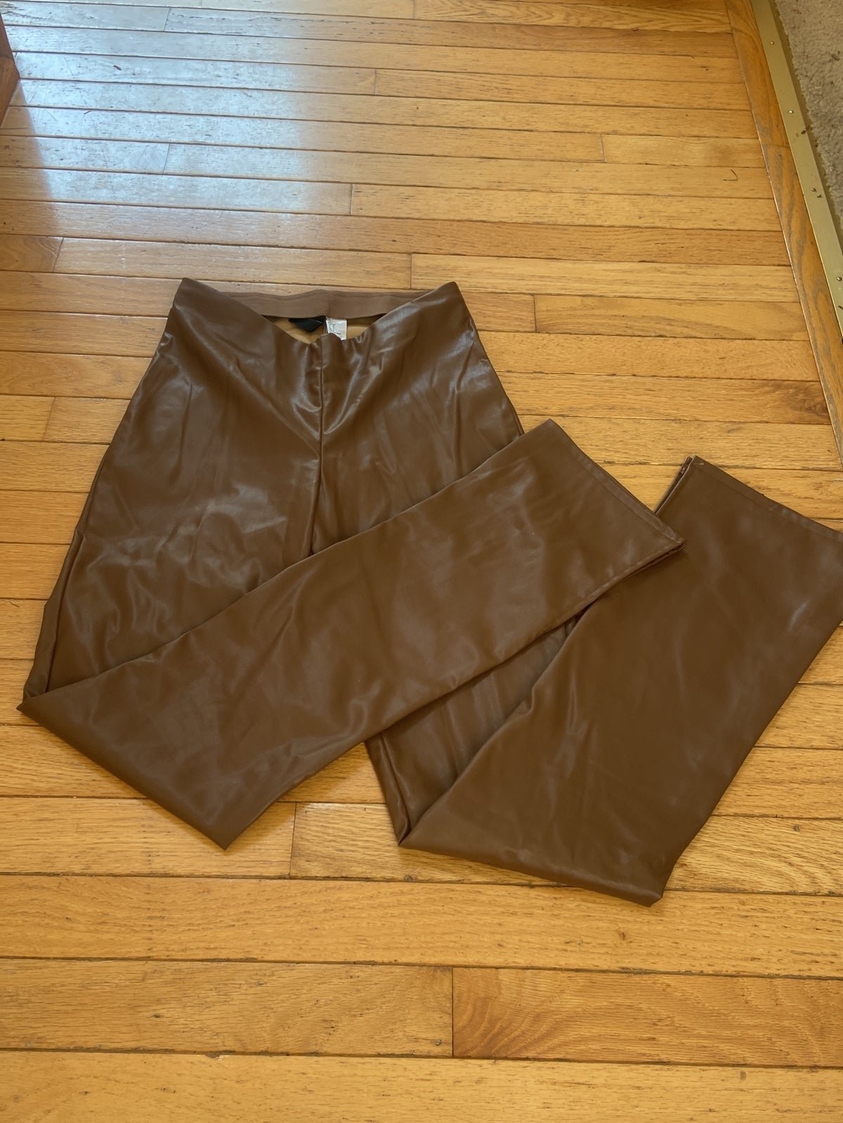 Stylish Brown Leather Pants m5ToSnLel outlet online sho