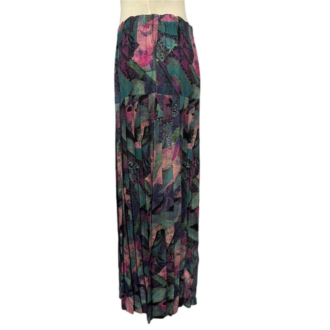 high discount MS Interpret Vintage Pleated Floral Skirt Size M OAyM5uqEv Everyday Low Prices