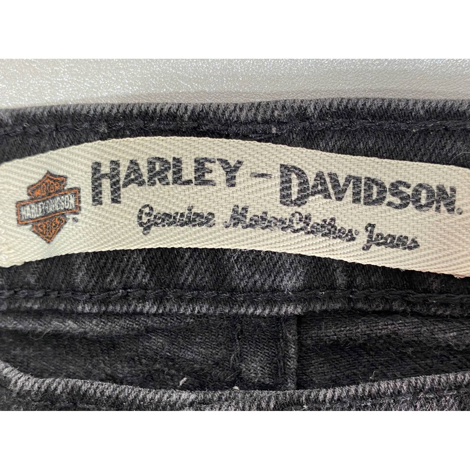 The Best Seller Harley-Davidson Womens Size 6 Straight Leg Black Wash 2005 Jeans Hd0VS0JJG Wholesale