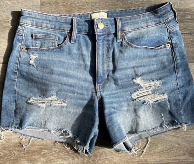 Gorgeous Brand New Universal Thread High Waisted Distressed Jean Shorts Sz 10 koa7H2roF all for you