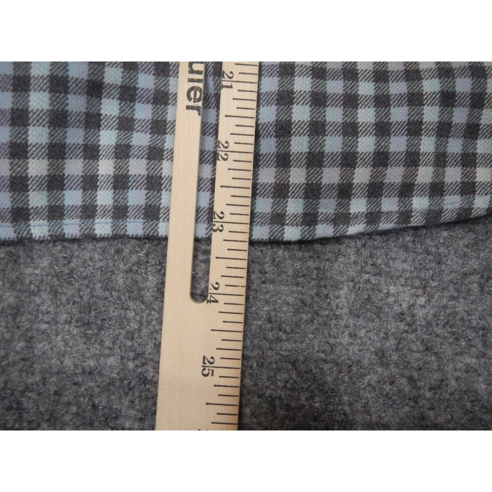 The Best Seller Woolrich Flannel Shirt Womens Medium Gray Blue Plaid Button Up Long Sleeve GJG51629k Wholesale