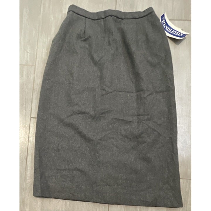 big discount Vintage Pendleton Skirt Womens 8 Virgin Wool Gray Lined Pockets Midi 80s USA NWT nzjNxeQ6u no tax