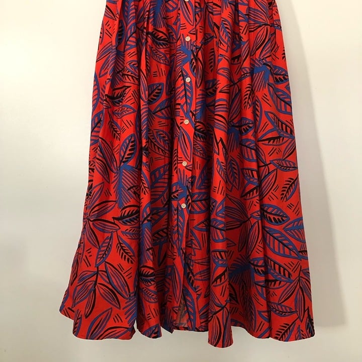 the Lowest price Alexis x Target Tropical Leaf Print Short Sleeve Midi Full Skirt Dress Small NWT oGhMELXC0 Low Price