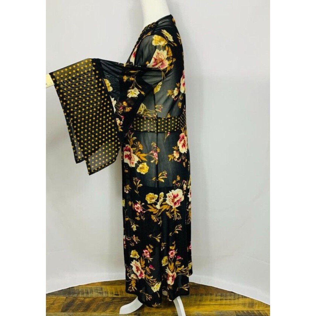 good price Ember Kimono Womens Small black floral jVyMy6dfJ Wholesale