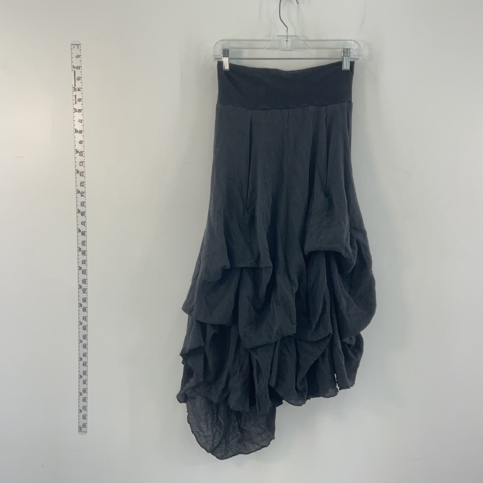 Stylish Derek Heart Women´s Black Flare Ruffled Midi Skirt - Size S ixarYZuf9 Cool