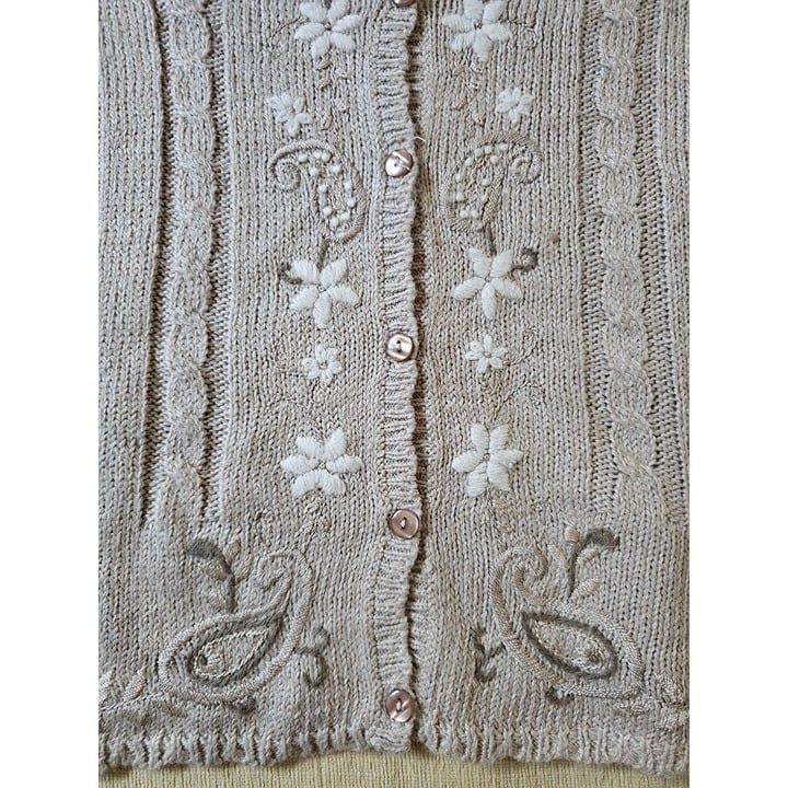 Buy Vintage Hand Embroidered Jantzen Classics Floral Cardigan Sweater Ppqz0CFxB Hot Sale