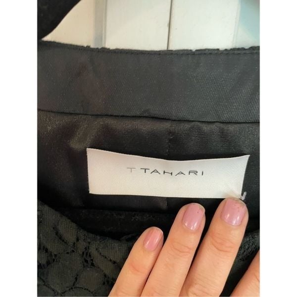 Amazing Tahari black lace panel blazer size 8 krunIEXc7 Low Price