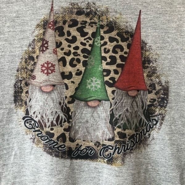 The Best Seller NEW Jerzees Gray Gnome for Christmas  Short Sleeve T NWT jekcOjz7z for sale